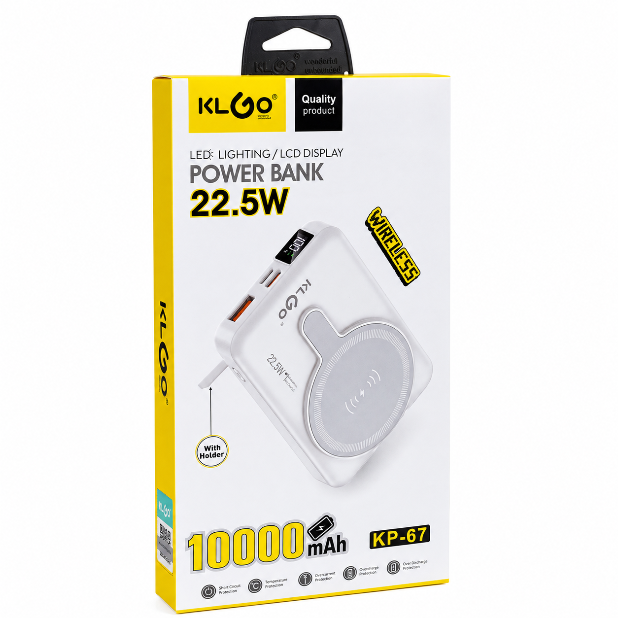 Външна батерия 10000mAh WIRELESS PA1841