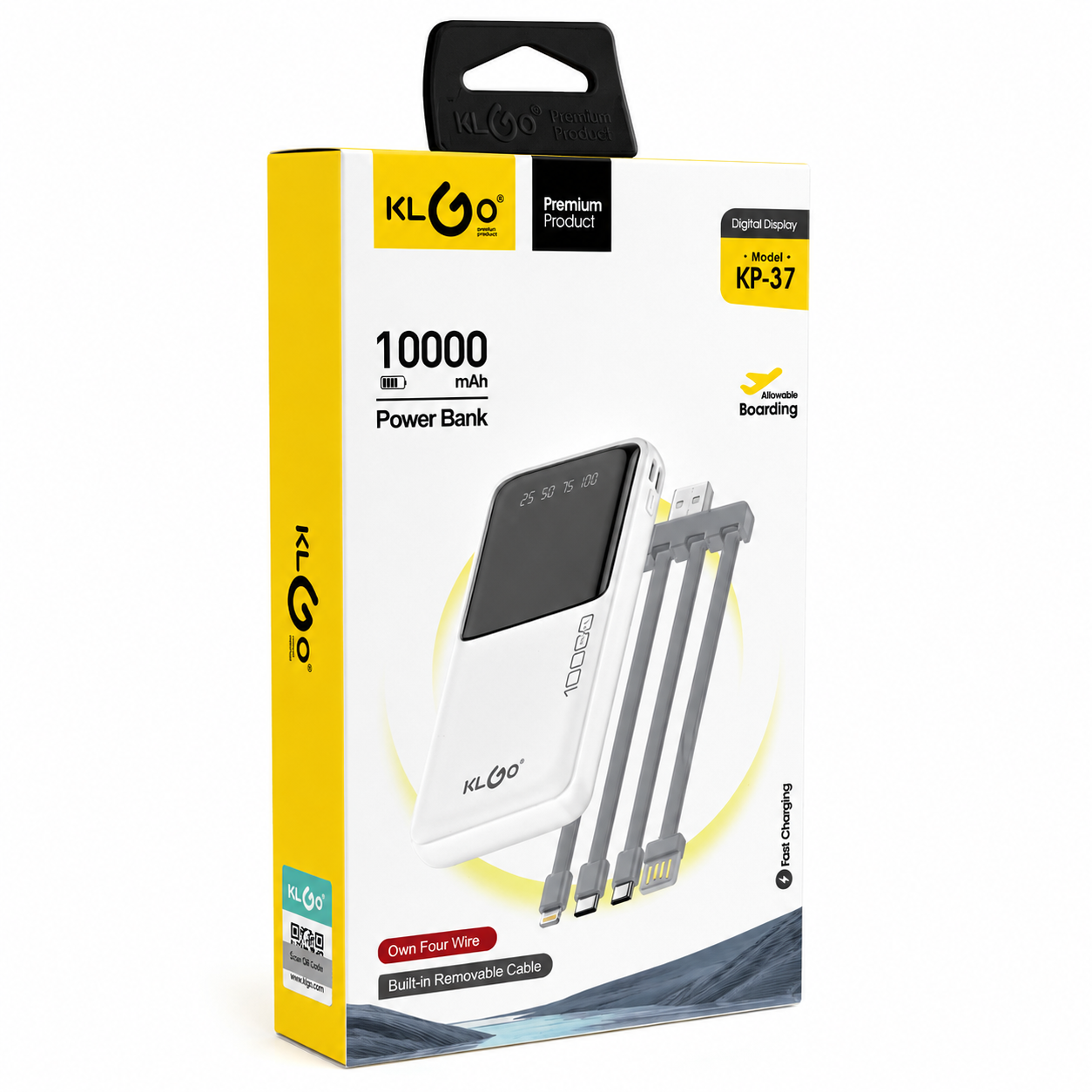 Външна батерия 10000mAh + КАБЕЛИ PA1840