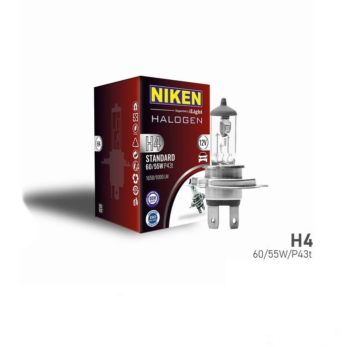 Kрушкa NIKEN - H4 60W/55W 12V
