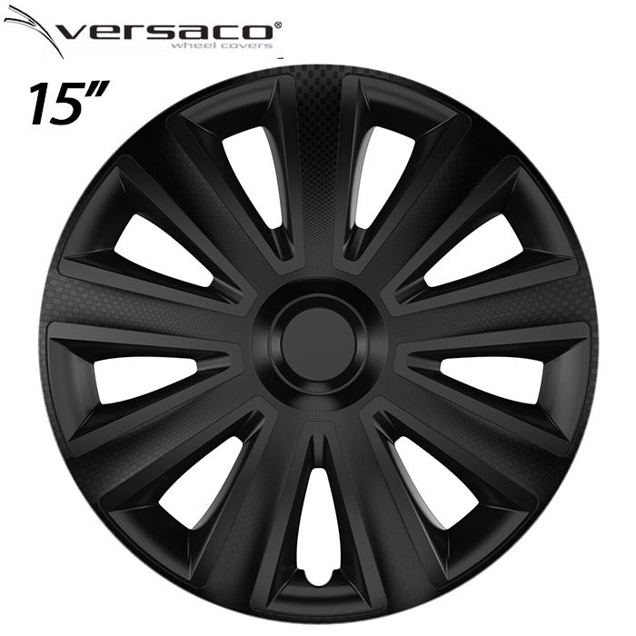 Тасове за джанти 15'' Versaco Carbon Aviator - Black