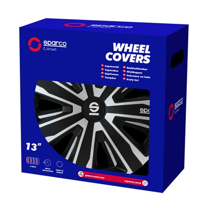 Тасове за джанти 16'' Sparco PALERMO / SPC1681SVBK