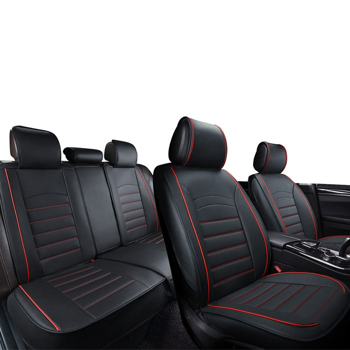 Тапицерия за МПС 18031 - 5 БР/К-Т Черно/Червено