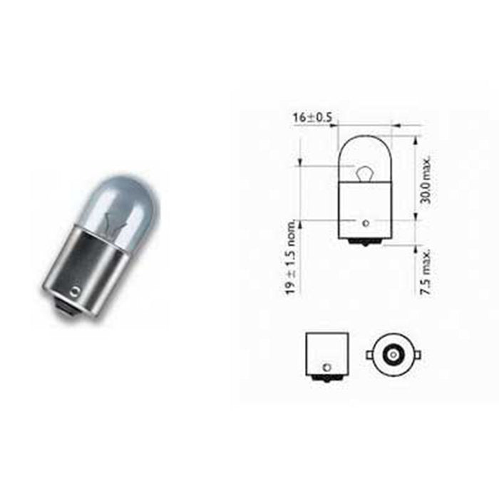 Крушка Maxxx light - G18 R5W 10бр/к-т
