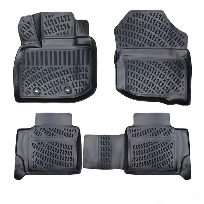 Гумени стелки RizLine съвместими с Honda City (2009-2013)