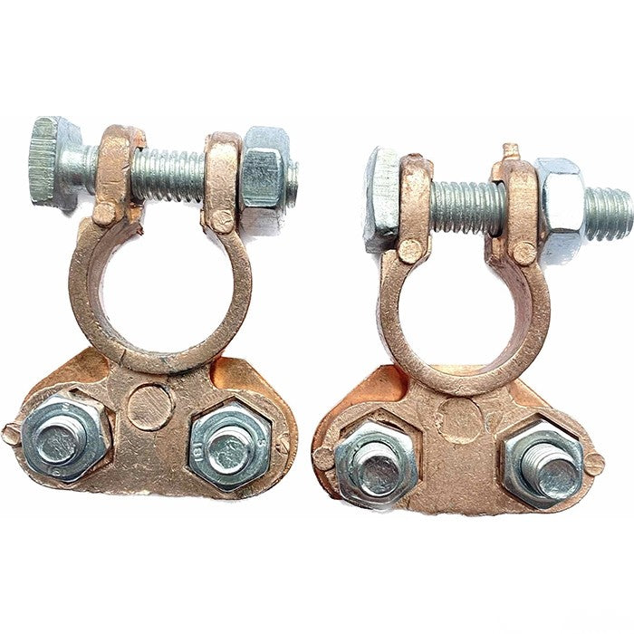 Клеми за акумулатор 2бр/к-т - W1020 Медни