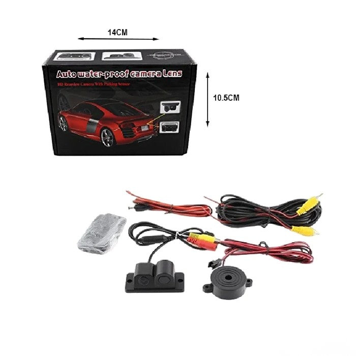 Камера за обратно виждане + паркинг сензори 3-в-1