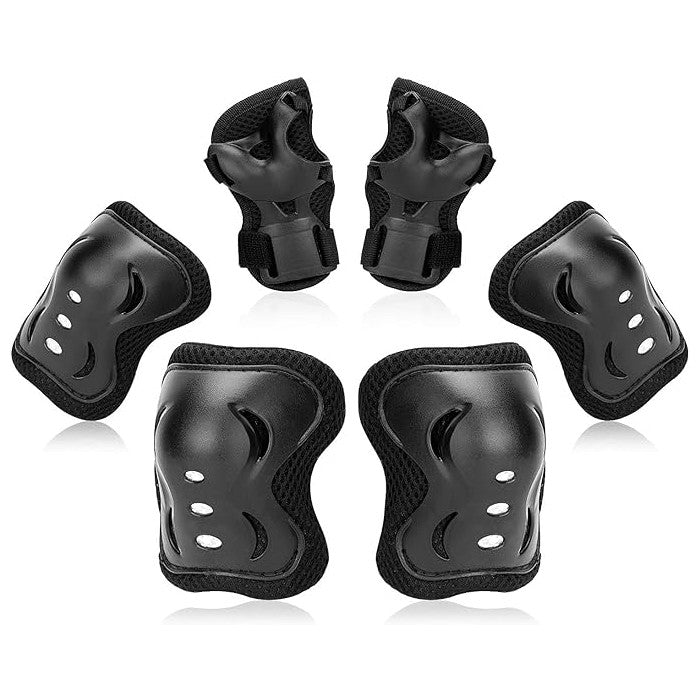 Детски наколенки РА423 - 6бр / к-т - ЧЕРНИ