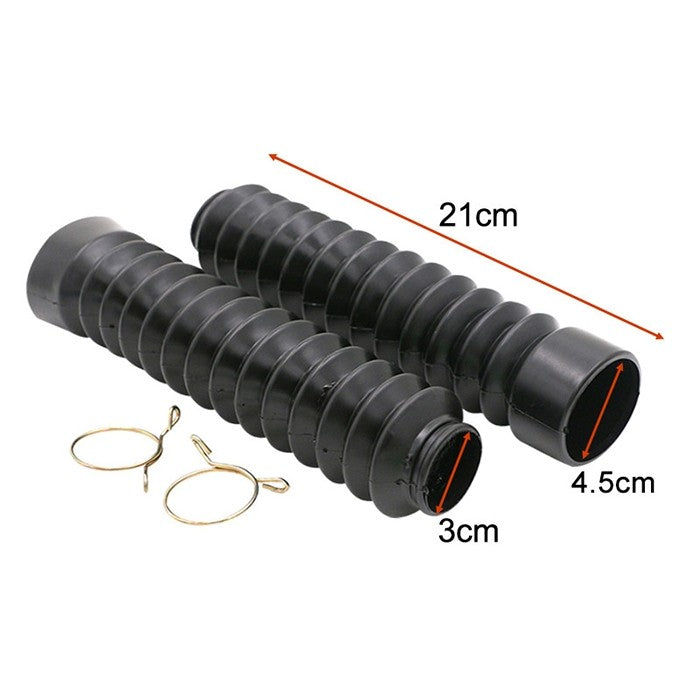 Прахоуловител за мотоциклет РА554 черно 2бр/к-т