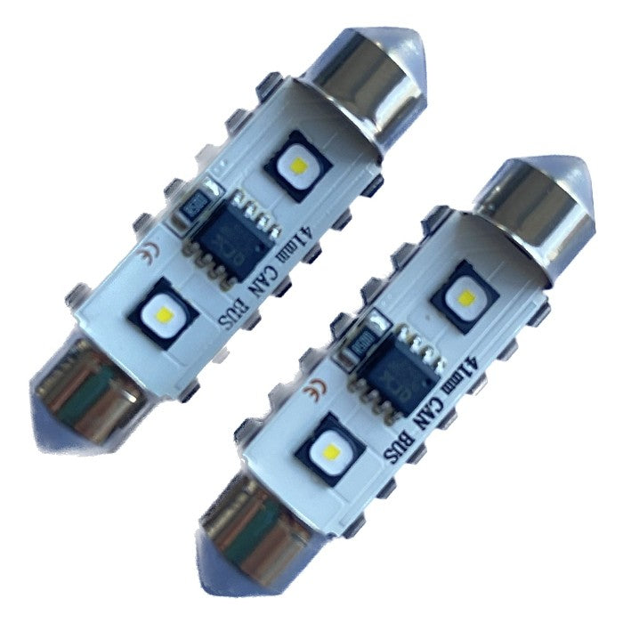 Диодни крушки CANBUS 12/24V - 3802 - 41мм - 2бр/к-т