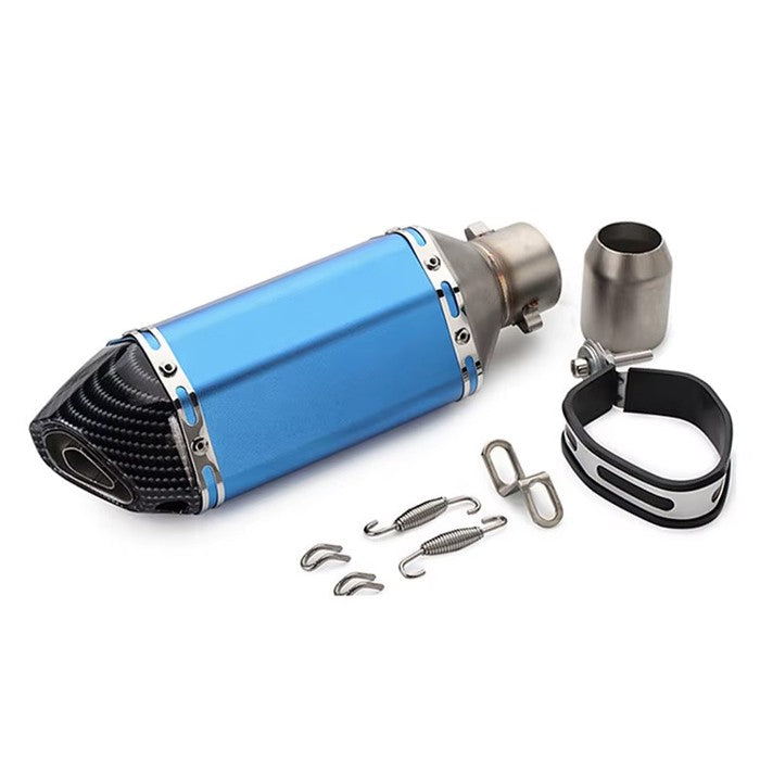 Гърне за мотоциклет PA933 - 40см СИНЬО С КАРБОН