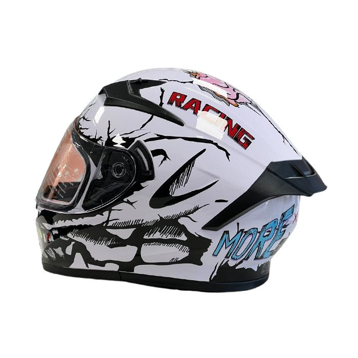 Каска за мотор 108 - размер L - White