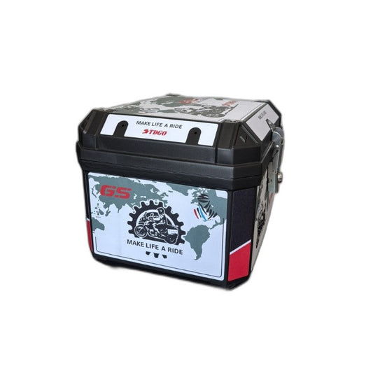 Куфар за мотоциклет PA885 45 ЛИТРА - ЦВЕТЕН