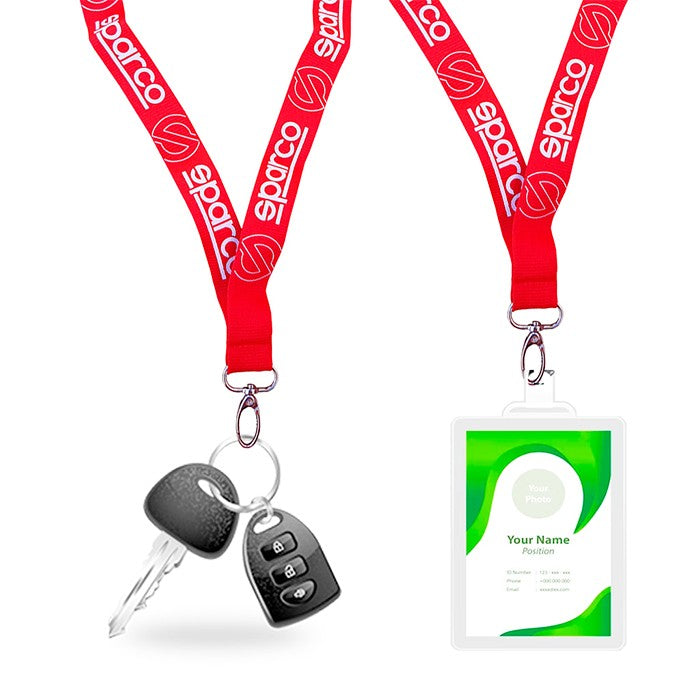 Връзка за ключове Sparco Червена