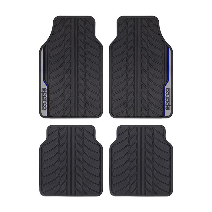 Стелки гума Sparco SPF507BL 4БР/К-Т Черно/Синьо