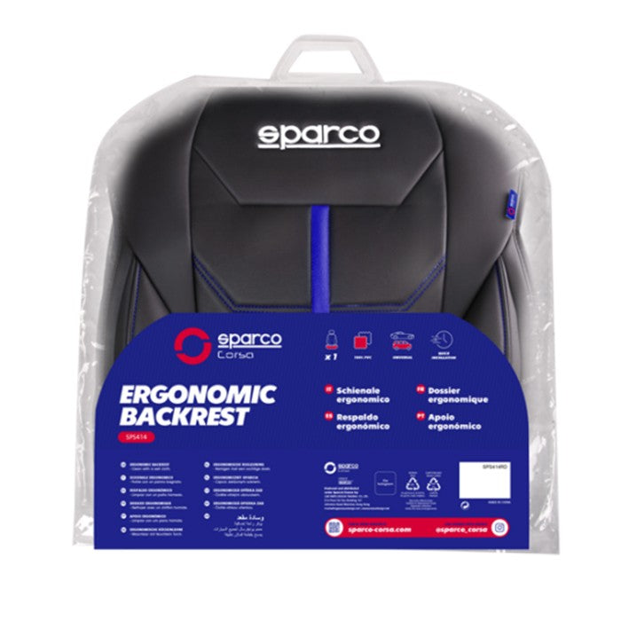 Подложка за седалка Sparco SPS414BL Със Синьо