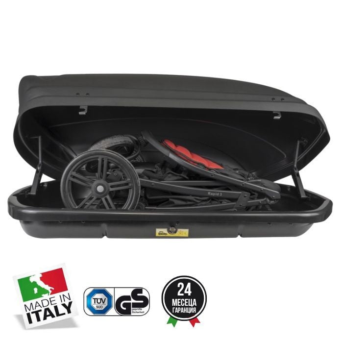 Автобокс Menabo Mania 320L (черен металик)