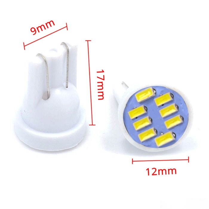 Диодни крушки Т10 - 12V 2бр/к-т