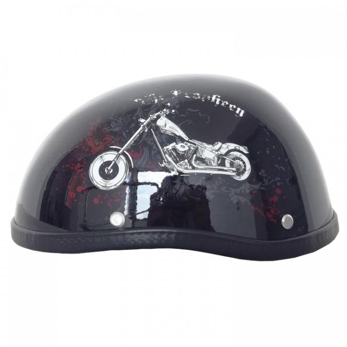 Каска за мотор - 2499 мотор - черен гланц