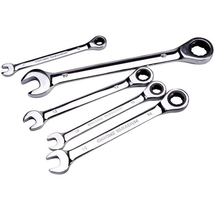 Ключ гаечен с тресчотка 8-19мм - 2441