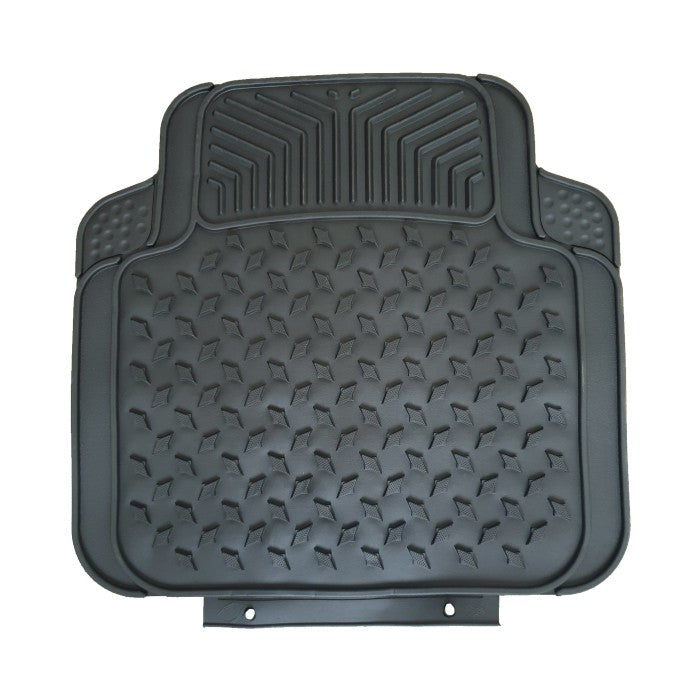 Гумени стелки с мокет универсални 3005 черни 4бр/к-т