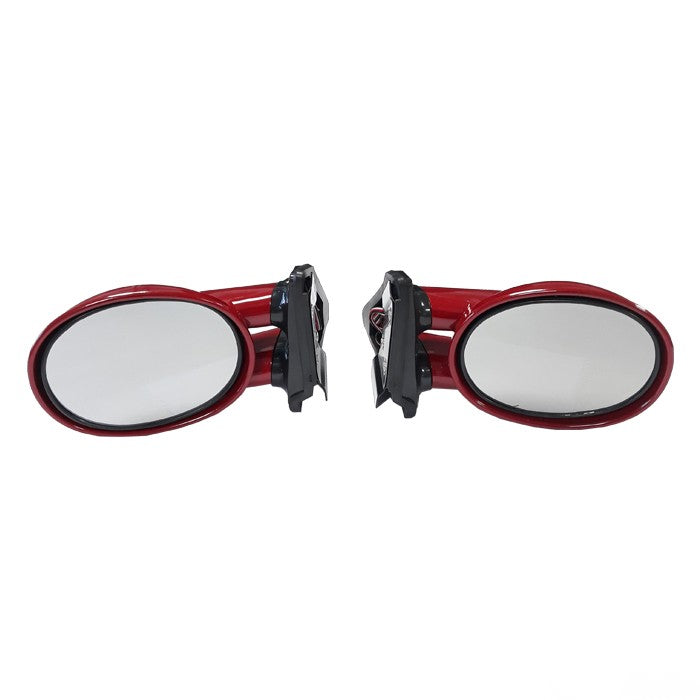 Спортно огледало с мигач 3284 - червено