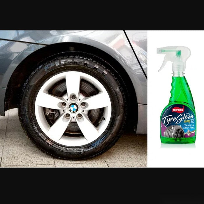 Спрей за гуми ГЛАНЦ 350мл - MOTOX