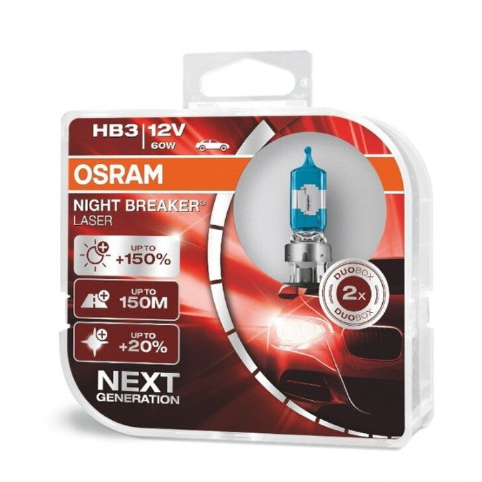 Халогенни крушки Osram Night Breaker Laser HB3 / 9005 2бр/к-т