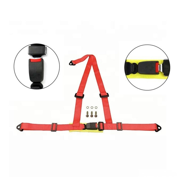 Предпазен колан 3-точков 4003 - Червен