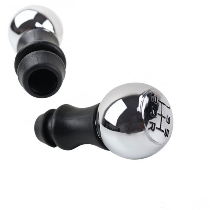 Топка за скоростен лост съвместима с Peugeot / Citroen - 5 скорости - хром