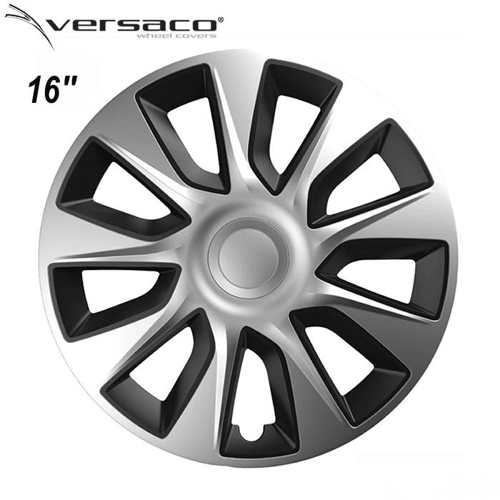 Тасове за джанти 16'' Versaco Stratos Silver / Black