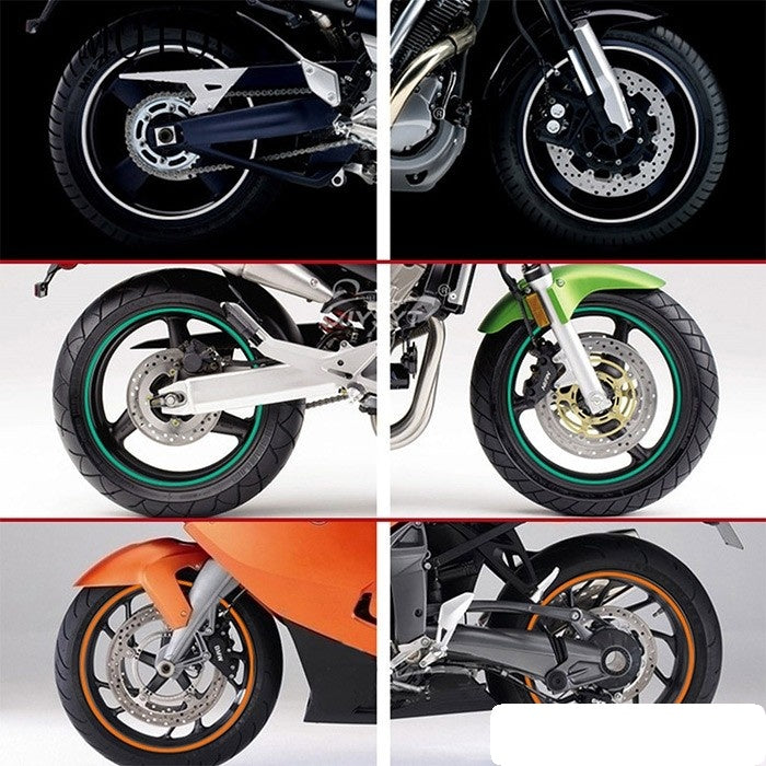 Стикер за джанти на мотоциклет 1908 - Бял