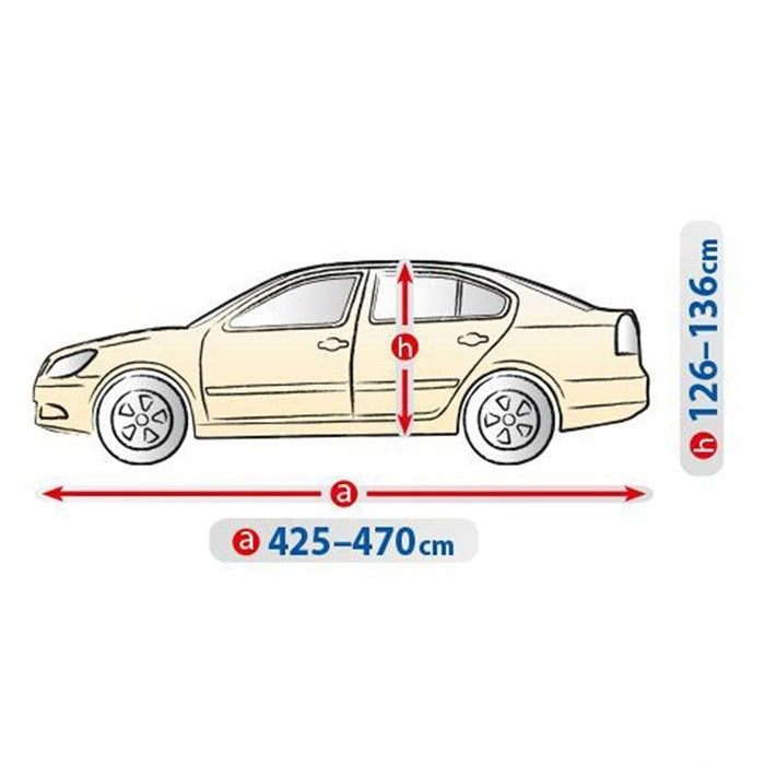 Покривало Kegel серия Optimal размер L бежаво/сиво за седан