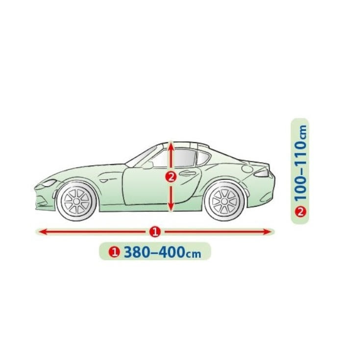 Покривало Kegel серия Mobile Garage размер S сиво за купе