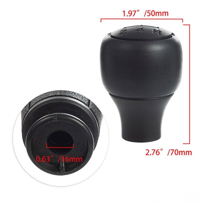 Топка за скоростен лост съвместима с Ford Ranger - 5 скорости - Черна