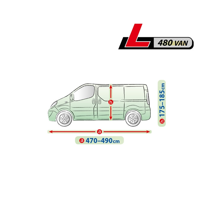 Покривало Kegel серия Mobile размер L480 сиво за VAN