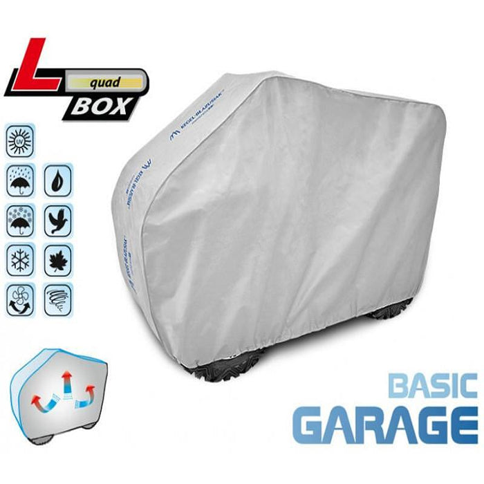 Покривало Kegel серия Basic размер L BOX QUAD сиво за ATV