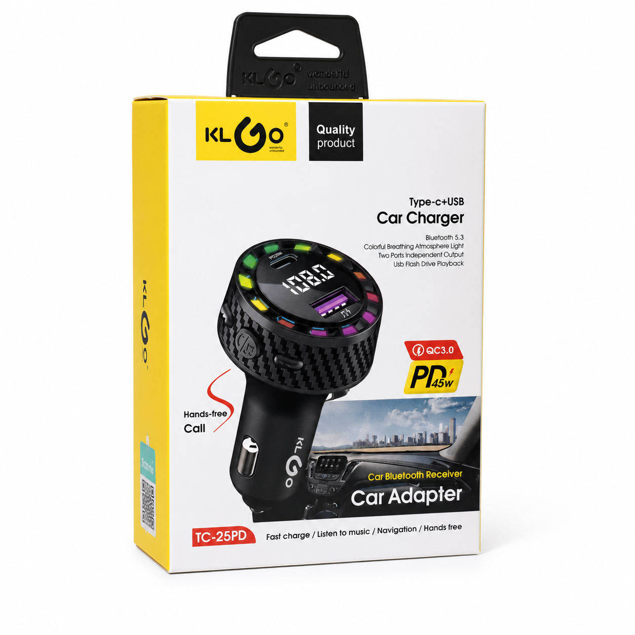 Трансмитер MP3 + TYPE-C и USB PA1853