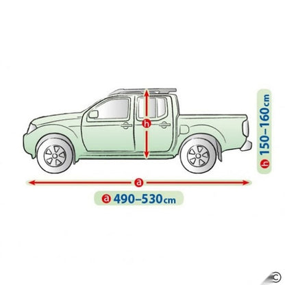 Покривало Kegel серия Mobile размер XL сиво за Pick UP