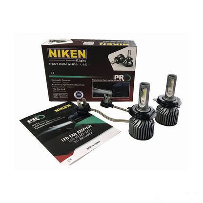 Диодни крушки NIken H4 ПРО 2бр/к-т
