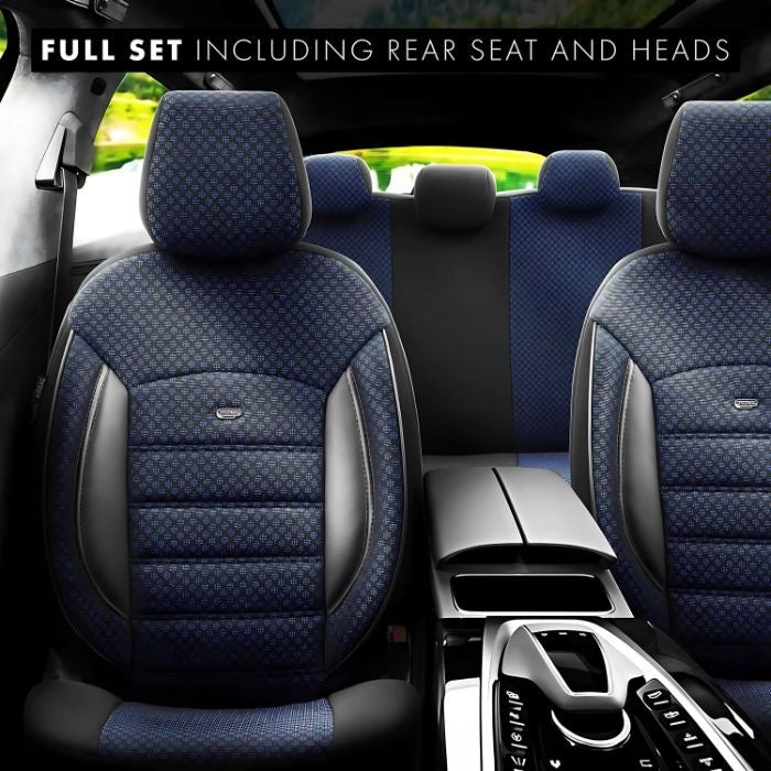 Тапицерия за седалки Otom Sport Plus PLS104 (черно/синьо)