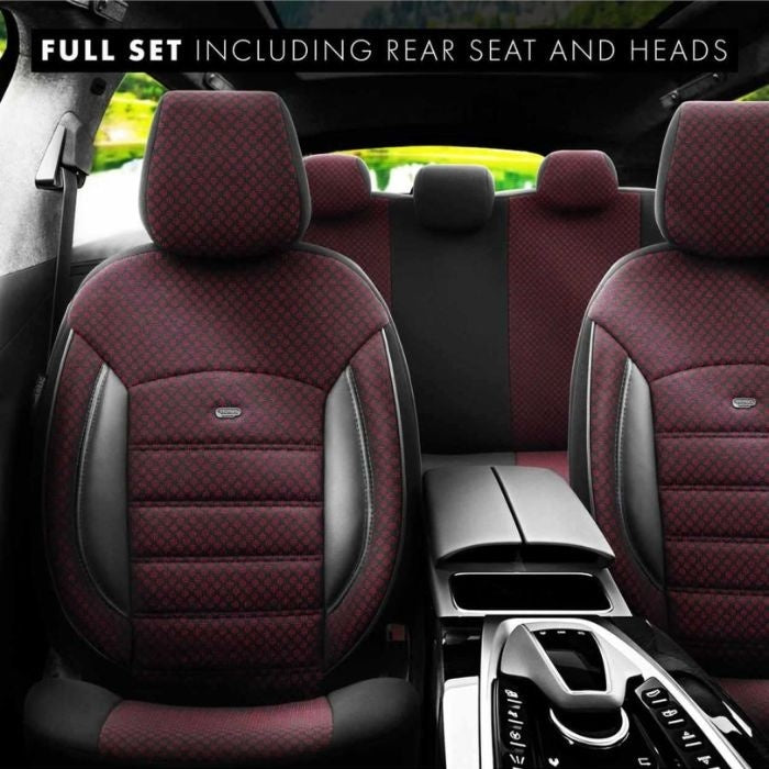 Тапицерия за седалки Otom Sport Plus PLS103 (черно/бордо)