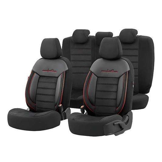Тапицерия за кола Otom Comfortline CMF218 (Черно/Червено)