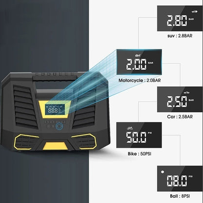 Компресор дигитален за гуми 12V - 1808-1