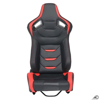 Спортни седалки за МПС - 1054B ЧЕРНО/ЧЕРВЕНО