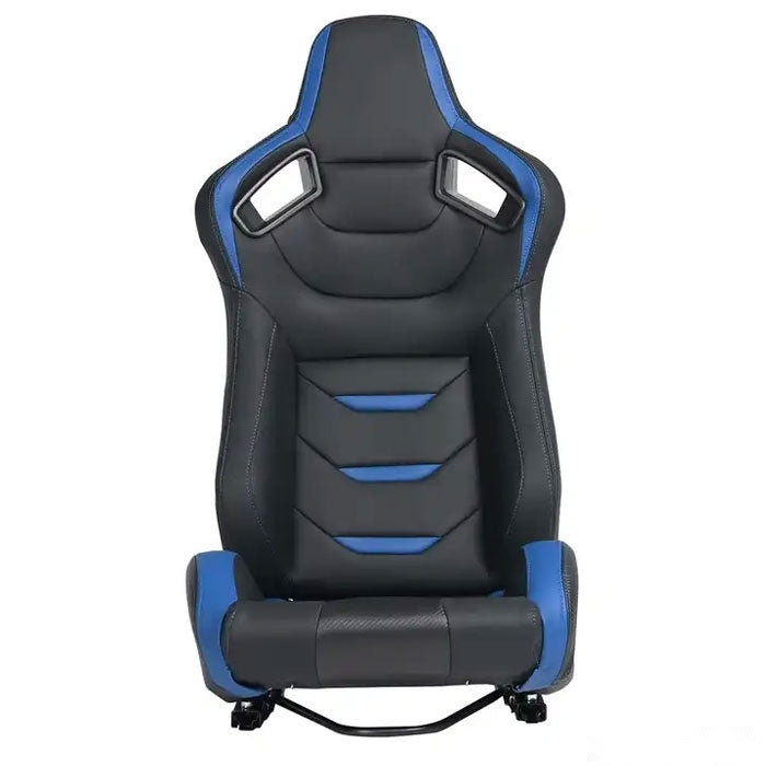 Спортни седалки за МПС - 1054B ЧЕРНО/СИНЬО