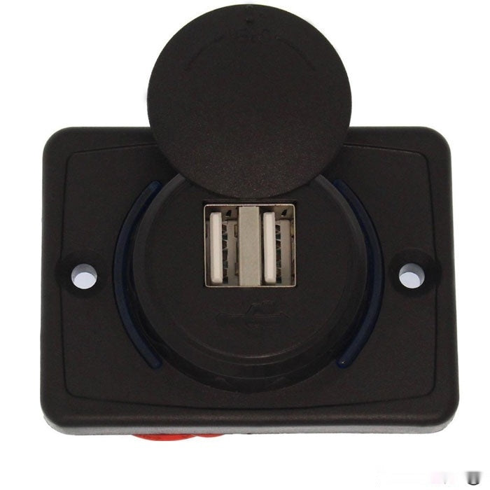 ДВОЕН USB ПОРТ 12-24V - W05237