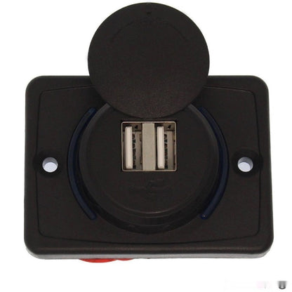 ДВОЕН USB ПОРТ 12-24V - W05237