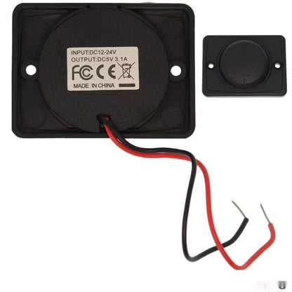 ДВОЕН USB ПОРТ 12-24V - W05237