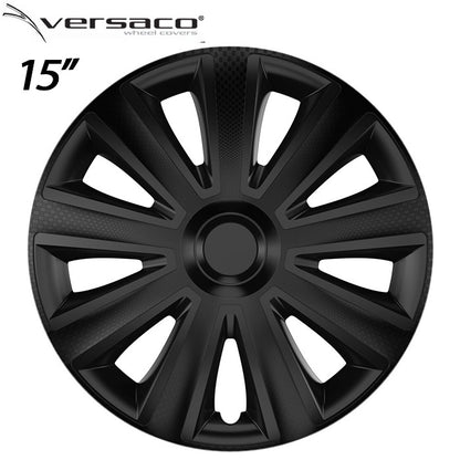 Тасове за джанти 15'' Versaco Carbon Aviator - Black