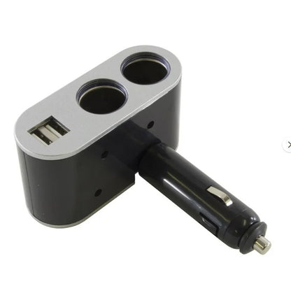 Разклонител за запалка с 2 гнезда и 2 USB - PG151